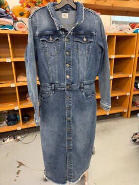 Wash Lab Denim Piece Dyed Denim Dress